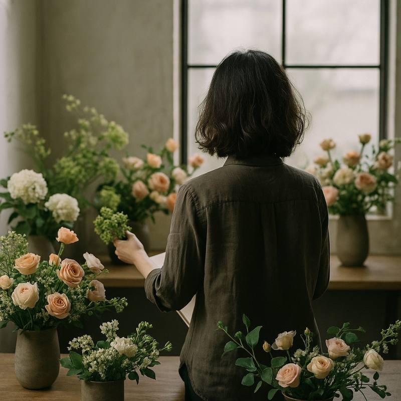 花藝師的熱愛