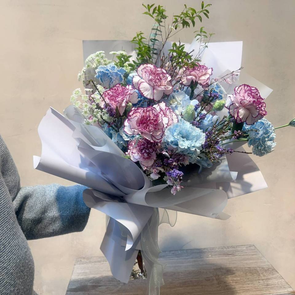 夢幻藍紫浪漫花束