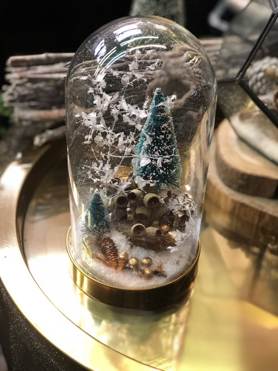 聖誕雪景小世界（大）