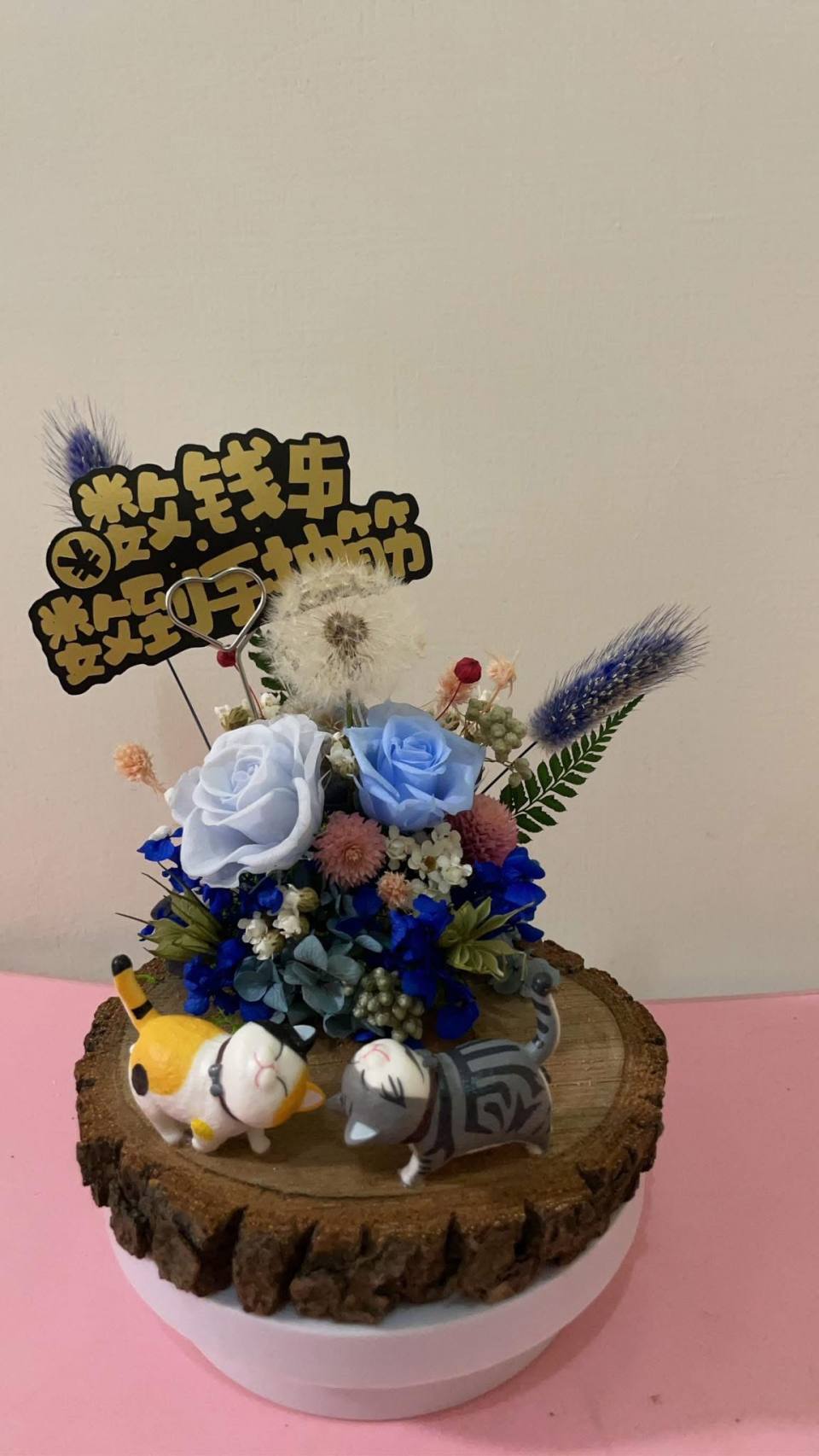 蒲公英永生花名片座#A-789 圖片