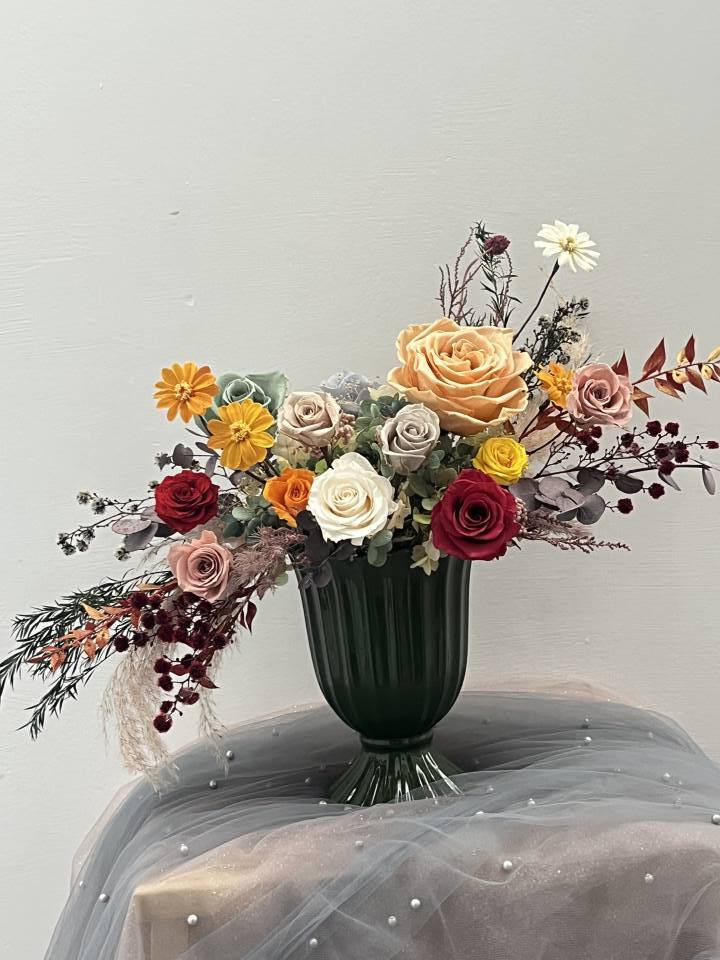 新年桌花+FB:茉莉花園