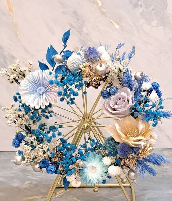 金屬摩天輪花圈-三段式燈飾_14photo