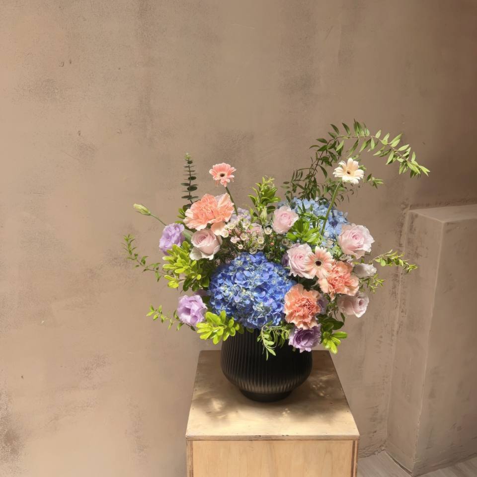 繡球盆花+peter老師