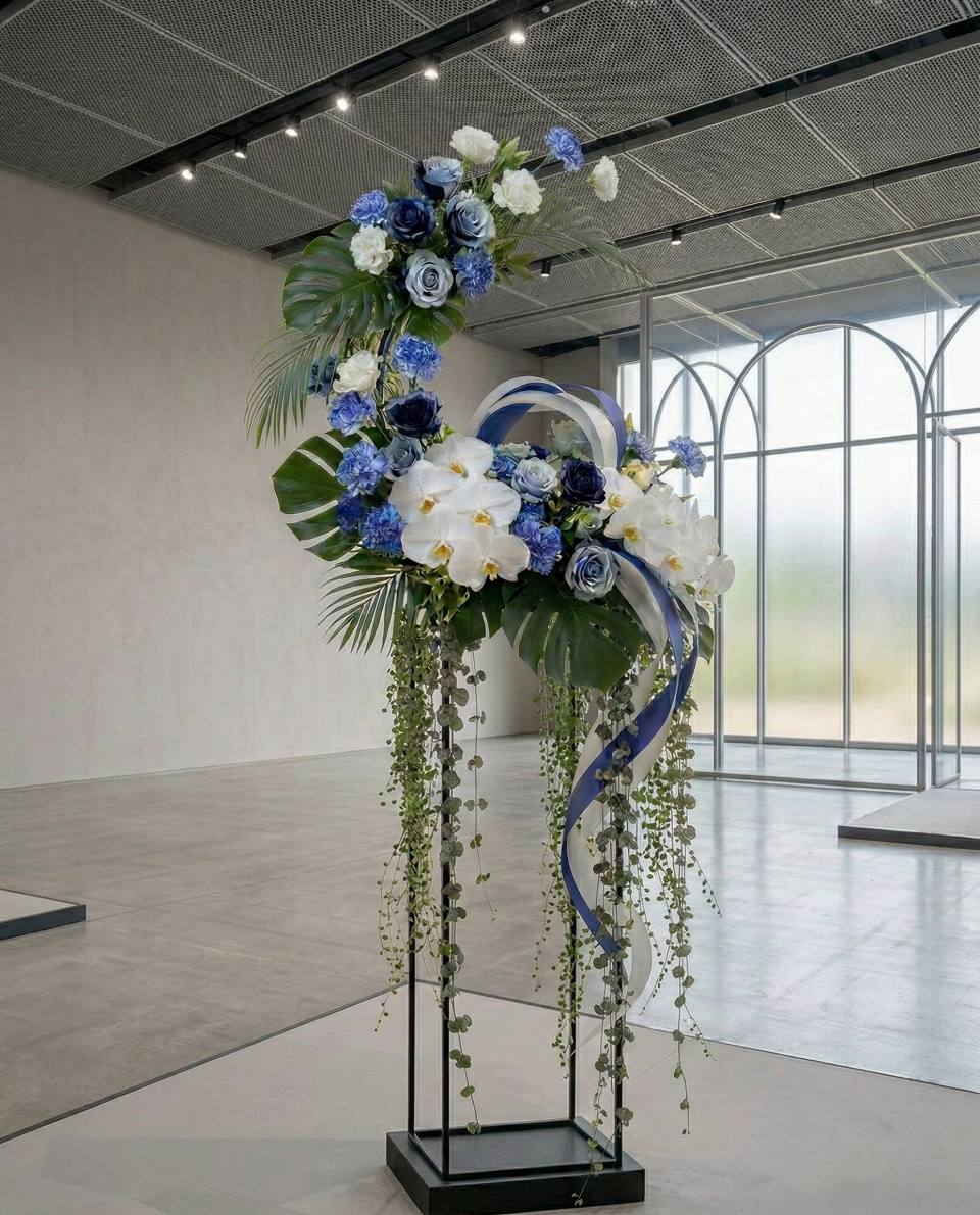 星曜智軌高架花籃-實拍圖片