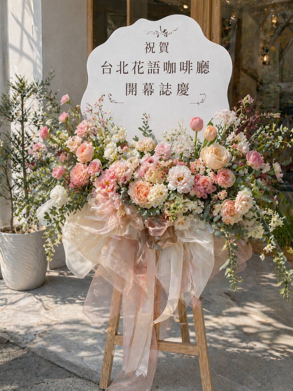 典雅開幕祝賀花禮-實拍圖片