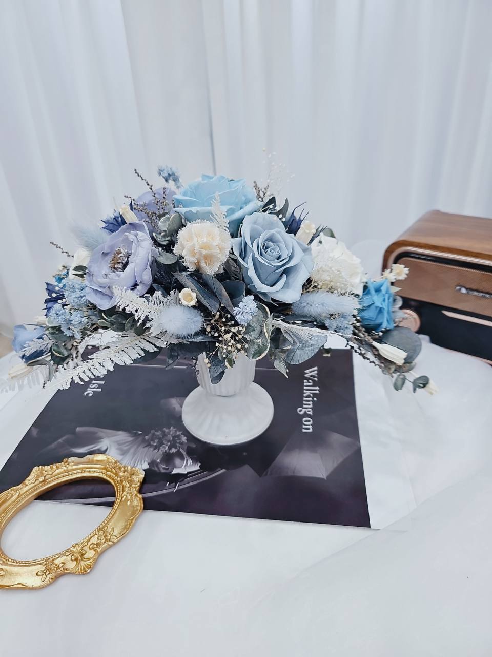 古典弓形盆花-花舞弓影_5photo
