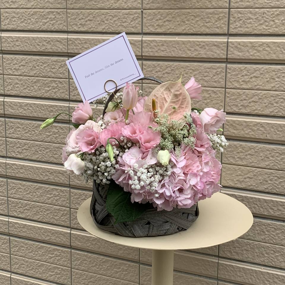 鮮花盆花、花籃-實拍圖片