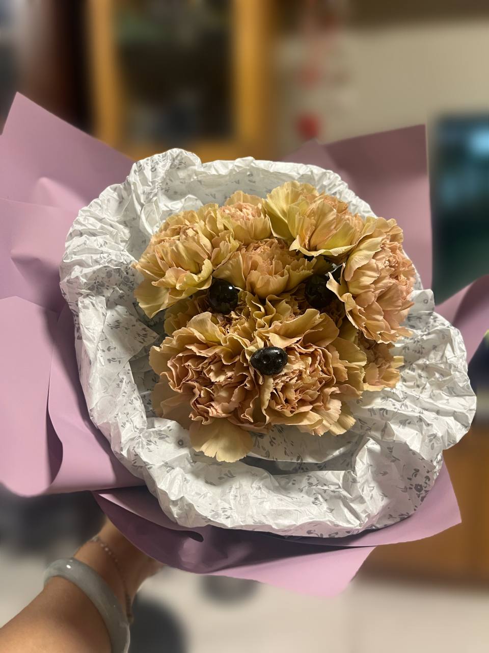 小狗花束+FB:茉莉花園