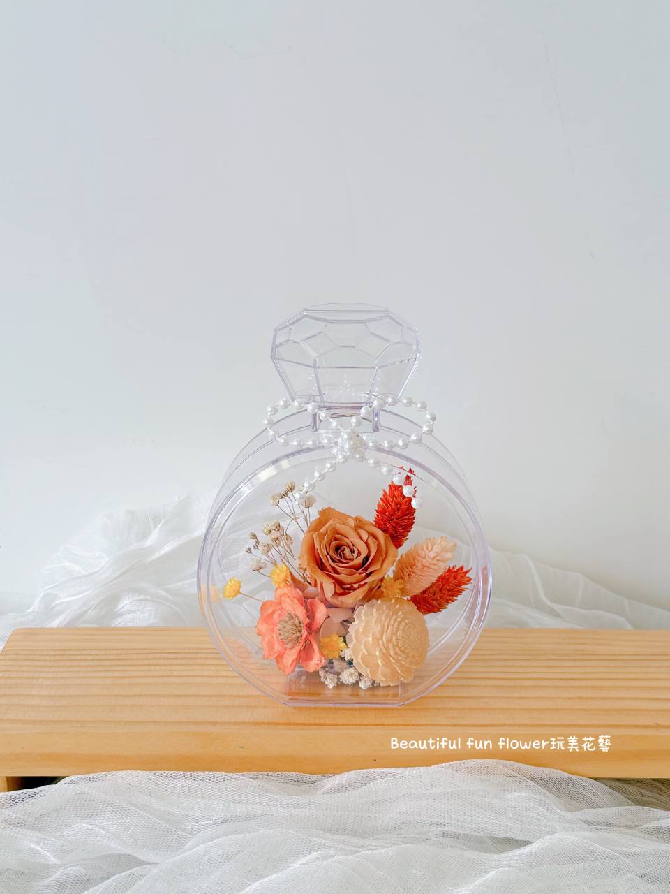 7月香水瓶手作+Beautiful fun flower玩美花藝